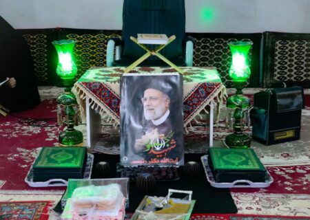 مراسم عزاداری شهدای خدمت ویژه خواهران در عصمتیه برگزار شد.