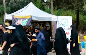 برپایی موکب اربعین موسسه قرآنی هدایت کردکوی با مشارکت پایگاه ام کلثوم/ شهریور ۱۴۰۳