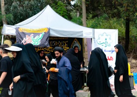 برپایی موکب اربعین موسسه قرآنی هدایت کردکوی با مشارکت پایگاه ام کلثوم/ شهریور ۱۴۰۳