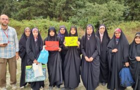 اردوی تفریحی به جنگل کردکوی ویژه دختران فعال قرآنی دارالقرآن و موسسه هدایت کردکوی