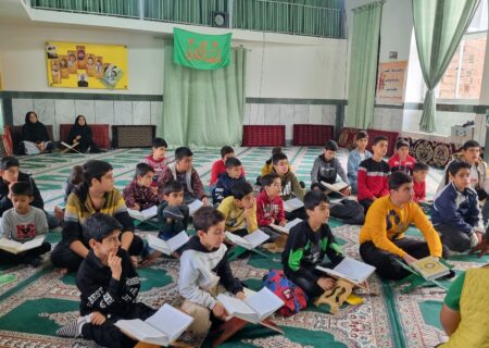 گزارش تصویری آموزش قرآن ویژه پسران همراه با برگزاری کارگاه مشاهده و توصیف / دارالقرآن هدایت با همکاری موسسه قرآنی هدایت
