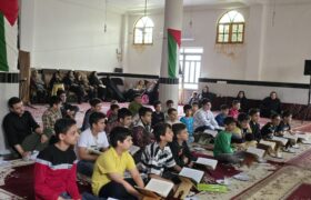 برگزاری محفل انس با قرآن کریم به مناسبت سالروز شهادت شهدای خدمت و شهید رئیسی در موسسه و دارالقرآن هدایت کردکوی